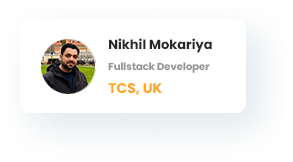 Nikhil Mokariya placed at TCS UK branch with A+ grade